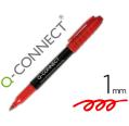 MARKER Q-CONNECT FIBER PERMANENT 1,0mm VERMELHO