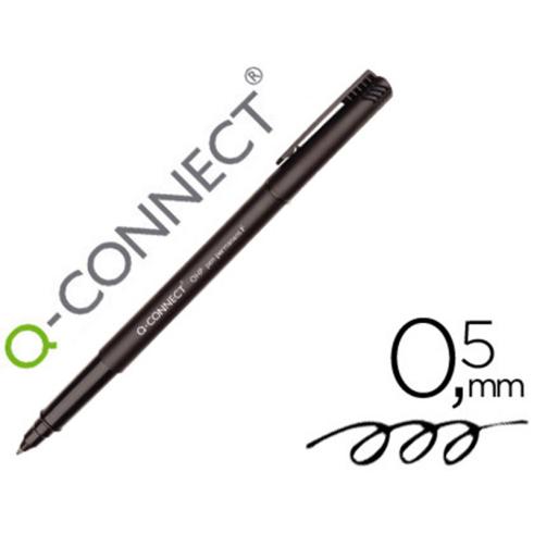 MARCADOR PERMANENTE Q-CONNECT 0,5 mm