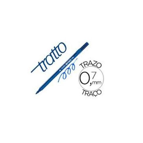 TRATTO OFFICE FINE MARKER PONTO DE FIBRA TRACE 0,7mm AZUL