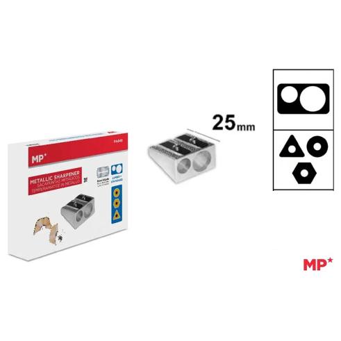 Apontador Duplo em Metal MP