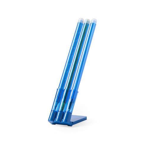 Conjunto de Escrita Azul