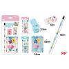 Conjunto de escrita com decoração floral MP