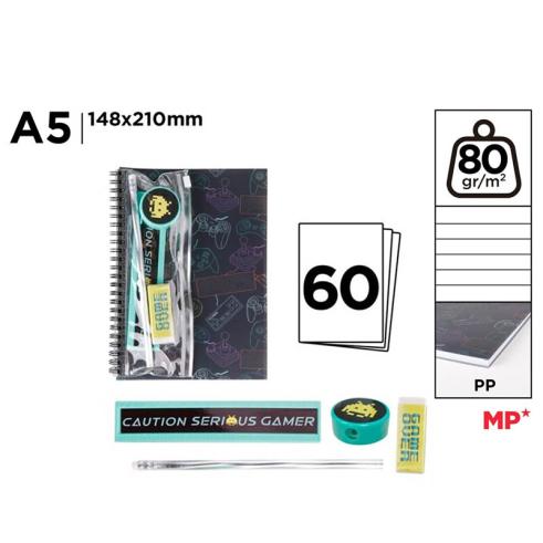 Conjunto de Papelaria para Jogadores