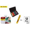 Conjunto de Tinta Pastel a óleo 12 Cores
