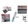 Conjunto de Tintas Pastel Redondas 24 Cores