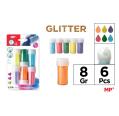 Conjunto de Glitter com 6 Cores Neon PM253-03
