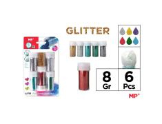 Conjunto de Glitter com 6 Cores PM253-01