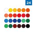 Conjunto Profissional de Tinta Acrílica para Artesanato e Pintura - 24 tubos de 12ml