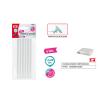 BARRA DE SILICONE 11MM * 20CM 6UDS