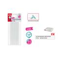 BARRA DE SILICONE 11MM * 20CM 6UDS