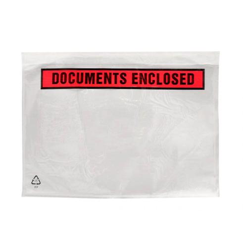 Envelope Porta-Documentos Autocolante 225x165 mm Embalagem com 100 unidades Q-Connect