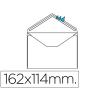 ENVELOPE LIDERPAPER n.21 WHITE c6 114x162 mm GOMMED. PEAK FLAP. CAIXA DE 500 UNIDADES
