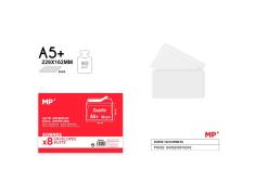 Envelopes Brancos 162×229mm (A5+) - 8 Unidades