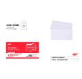 Envelopes Brancos 220X110 mm (DL, americano) - 20 unidades