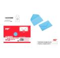 Envelopes de Casamento Azul 140x90 mm - 12 unidades