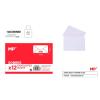 Envelopes de Casamento Brancos 140x90 mm - 12 unidades