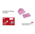 Envelopes de Casamento Rosa 140x90 mm - 12 unidades