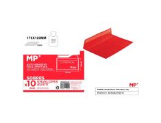 Envelopes Vermelhos 176x120mm (comercial) - 10 Unidades