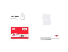 Envelopes de Cartão de Visita Brancos 105x70mm - 20 unidades