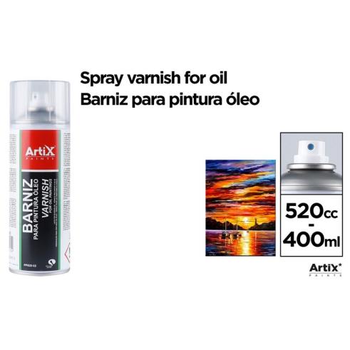 Spray Verniz para Pintura a Óleo 400ml Artix