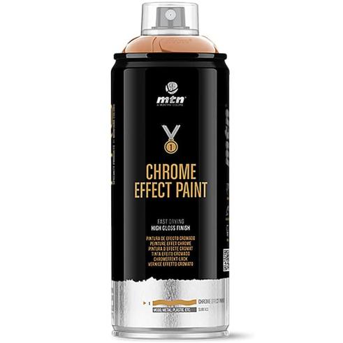Spray de Tinta Efeito Cromo Cobre MTN PRO