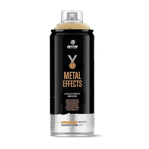 Spray de Tinta Efeito Cromado Ouro MTN PRO