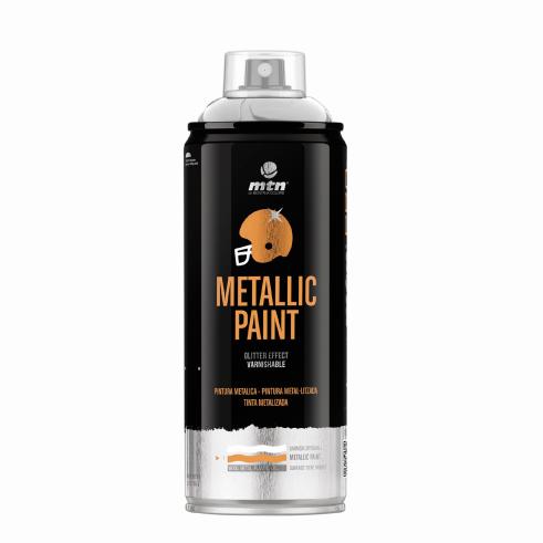 Spray de Pintura metálica MTN PRO Pintura Metálica Alumio R-9006