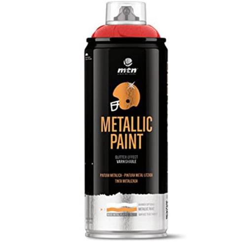 Spray de Tinta Metálica MTN PRO Vermelho R-3032