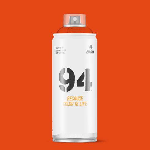 Spray de Pintura Montana Colors MTN 94 RV-107 Naranja Marte
