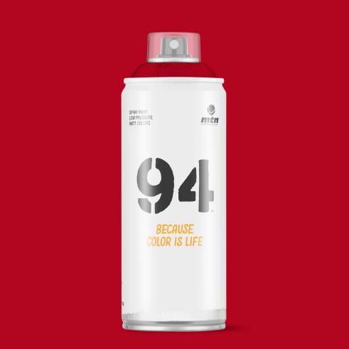 Spray de Pintura Montana Colors MTN 94 RV-3001 Rojo Vivo