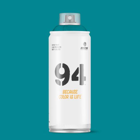 Spray de Pintura Montana Colors MTN 94 RV-5018 Turquesa