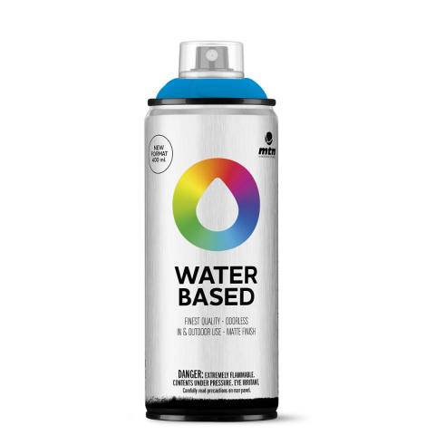 Spray de Pintura MTN Water Based Fluorescente Azul (400 ml)