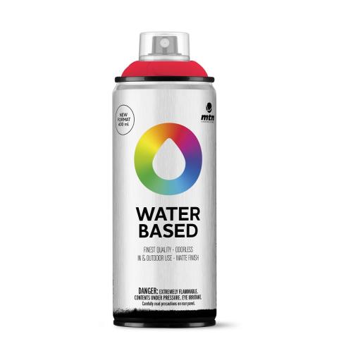 Spray de Pintura MTN Water Based Fluorescente Rojo (400 ml)