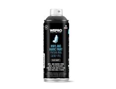 Tinta Spray para Couro e Pele Preto Fosco MTN WEPRO
