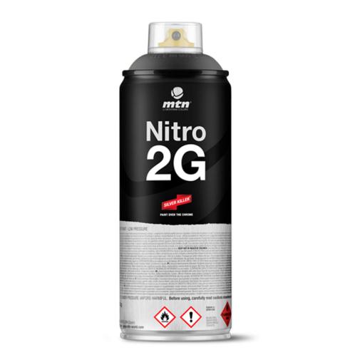 Spray MTN Nitro 2G Preto Fosco