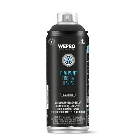 Spray MTN PRO Jantes de Preto Brilhante