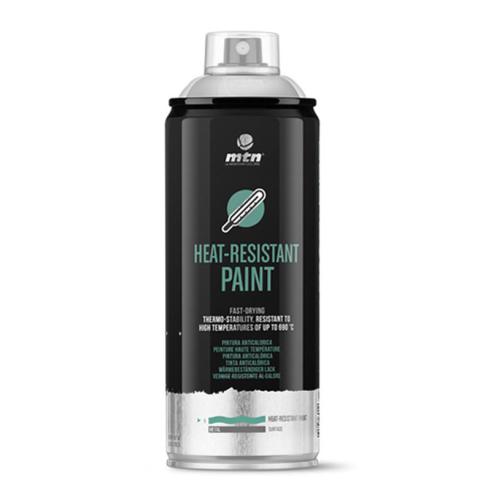 Spray MTN PRO Tinta Prata Resistente ao Calor