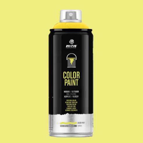 Spray MTN PRO RAL Acrílico R-1016 Amarillo Azufre