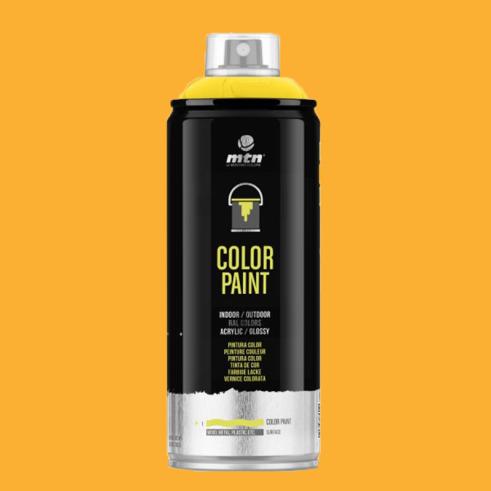 Spray MTN PRO RAL Acrílico R-1028 Melão Amarelo