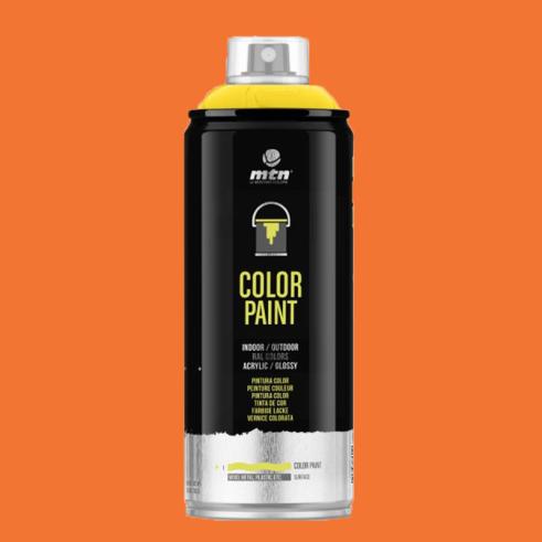 Spray MTN PRO RAL Acrílico R-2004 Laranja Pura