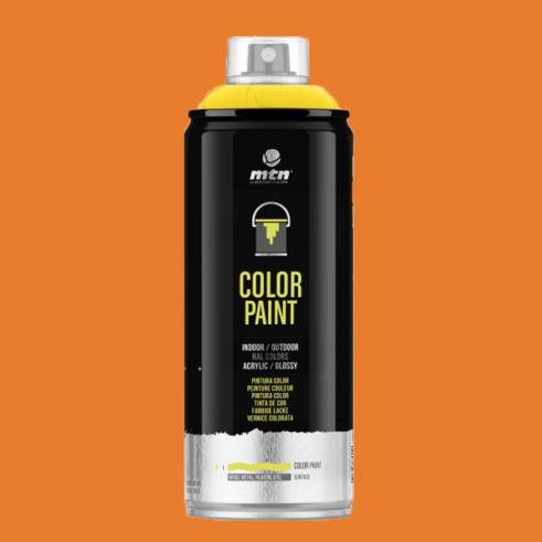 Spray MTN PRO RAL Acrílico R-2011 Laranja Intenso