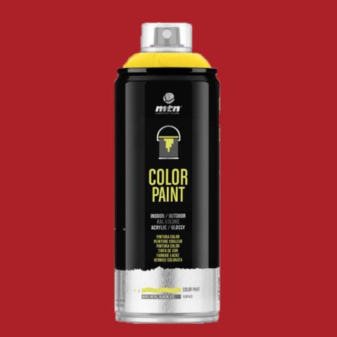 Spray MTN PRO RAL Acrílico R-3000 Vermelho Vivo