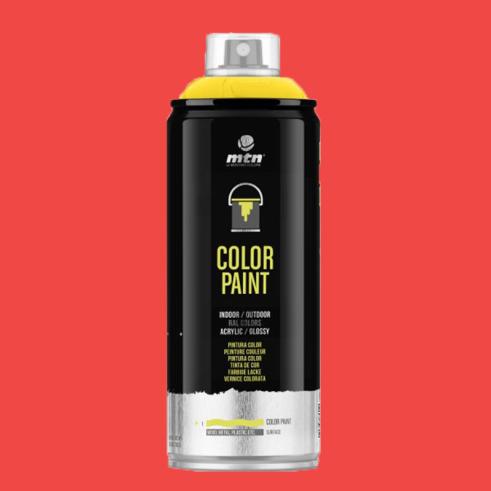 Spray MTN PRO RAL Acrílico R-3020 Tráfego Vermelho