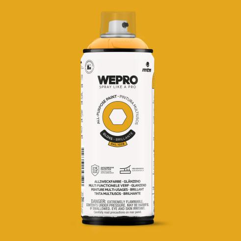 Spray MTN WEPRO Solvent Brillante AMARILLO CALIFORNIA - RAL 1028