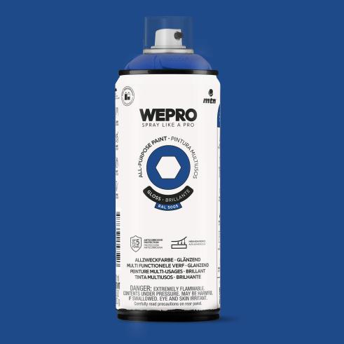 Spray MTN WEPRO Solvent Brillante AZUL MAGIA - RAL 5005