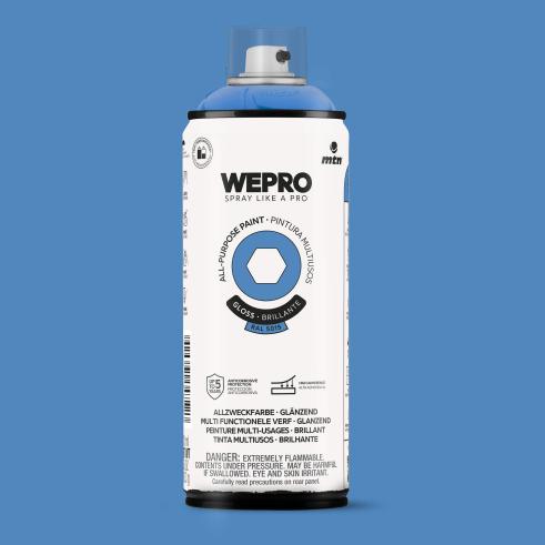Spray MTN WEPRO Solvent Brillante AZUL SURF - RAL 5015