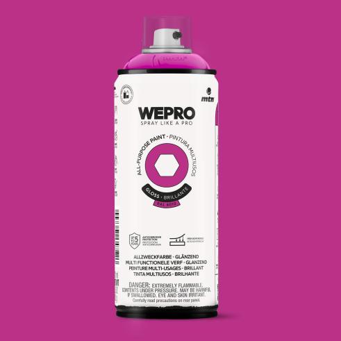 Spray MTN WEPRO Solvent Brillante MAGENTA PSICO - RAL 4010
