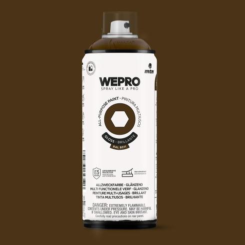 Spray MTN WEPRO Solvent Brillante MARRÓN JAZZ - RAL 8011