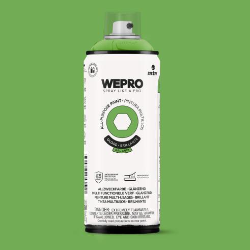 Spray MTN WEPRO Solvent Brillante VERDE FIONA - RAL 6018