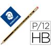 LÁPIS DE GRAFITE STAEDTLER COM BORRACHA NORIS 122